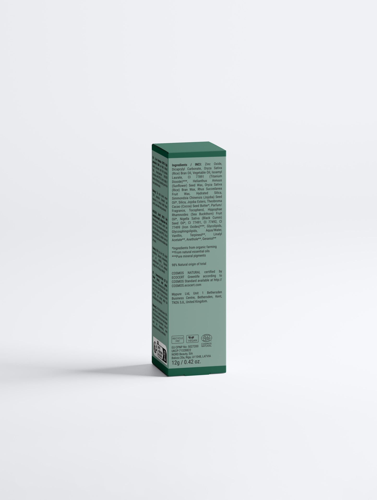 Protector Solar SPF 50 Natural Para deporte al aire libre