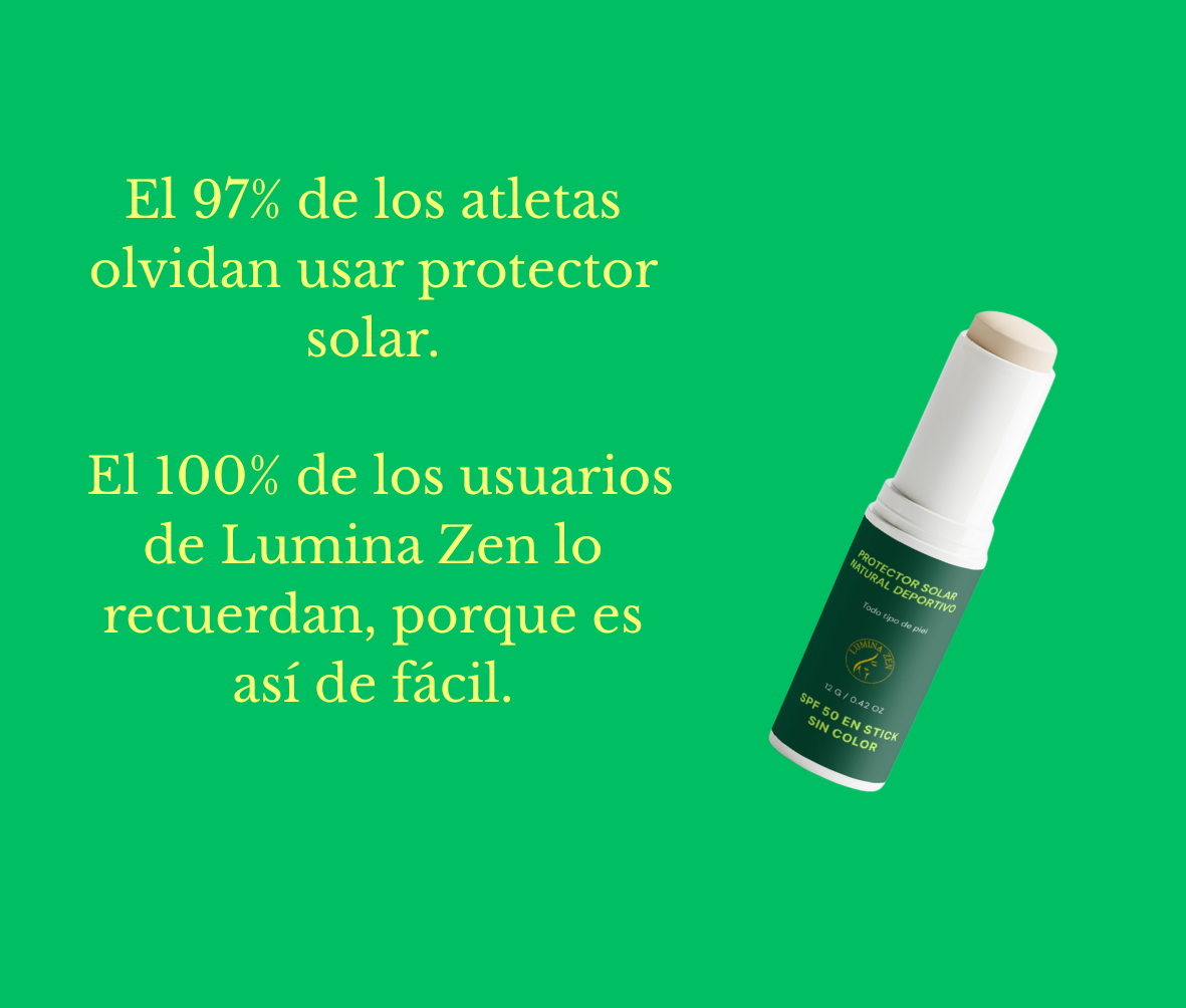 Protector Solar SPF 50 Natural Para deporte al aire libre